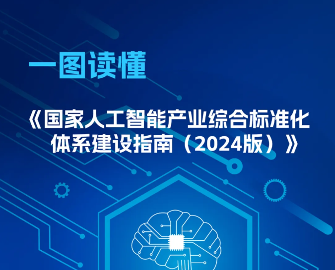 一图读懂《国家人工智能产业综合标准化体系建设指南（2024版）》